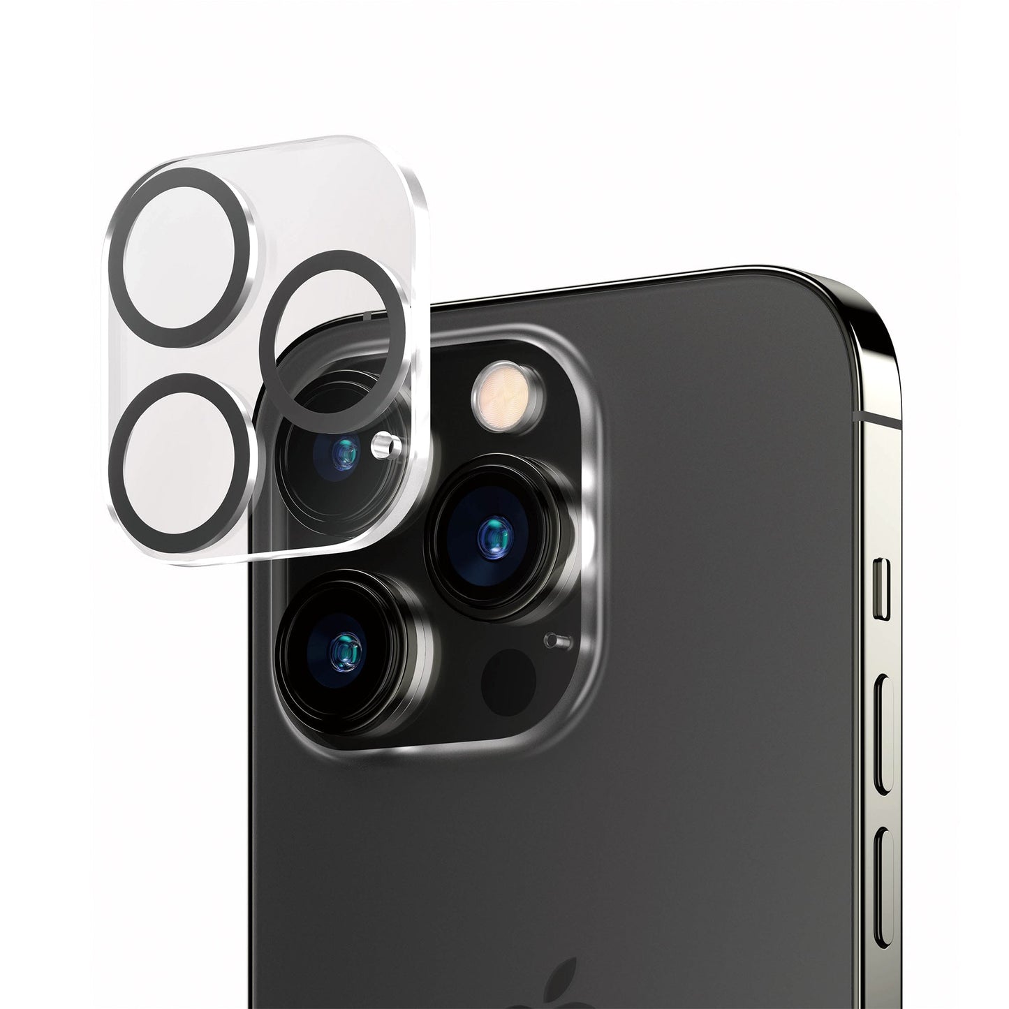 PANZERGLASS PicturePerfect Camera Lens Protector for iPhone 14 Pro / 14 Pro Max - Clear / Black