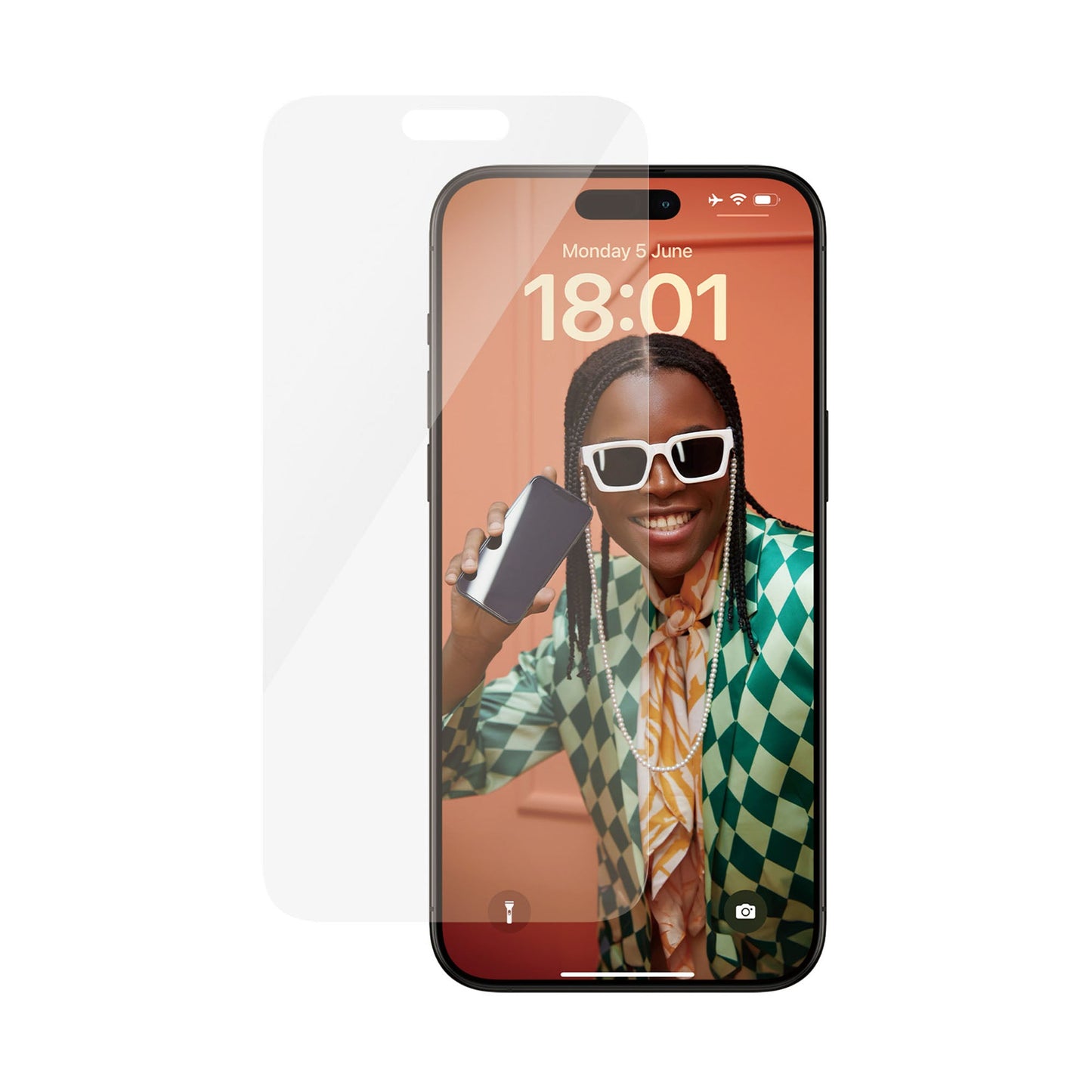 PANZERGLASS Classic Fit for iPhone 15 Pro Max - Clear