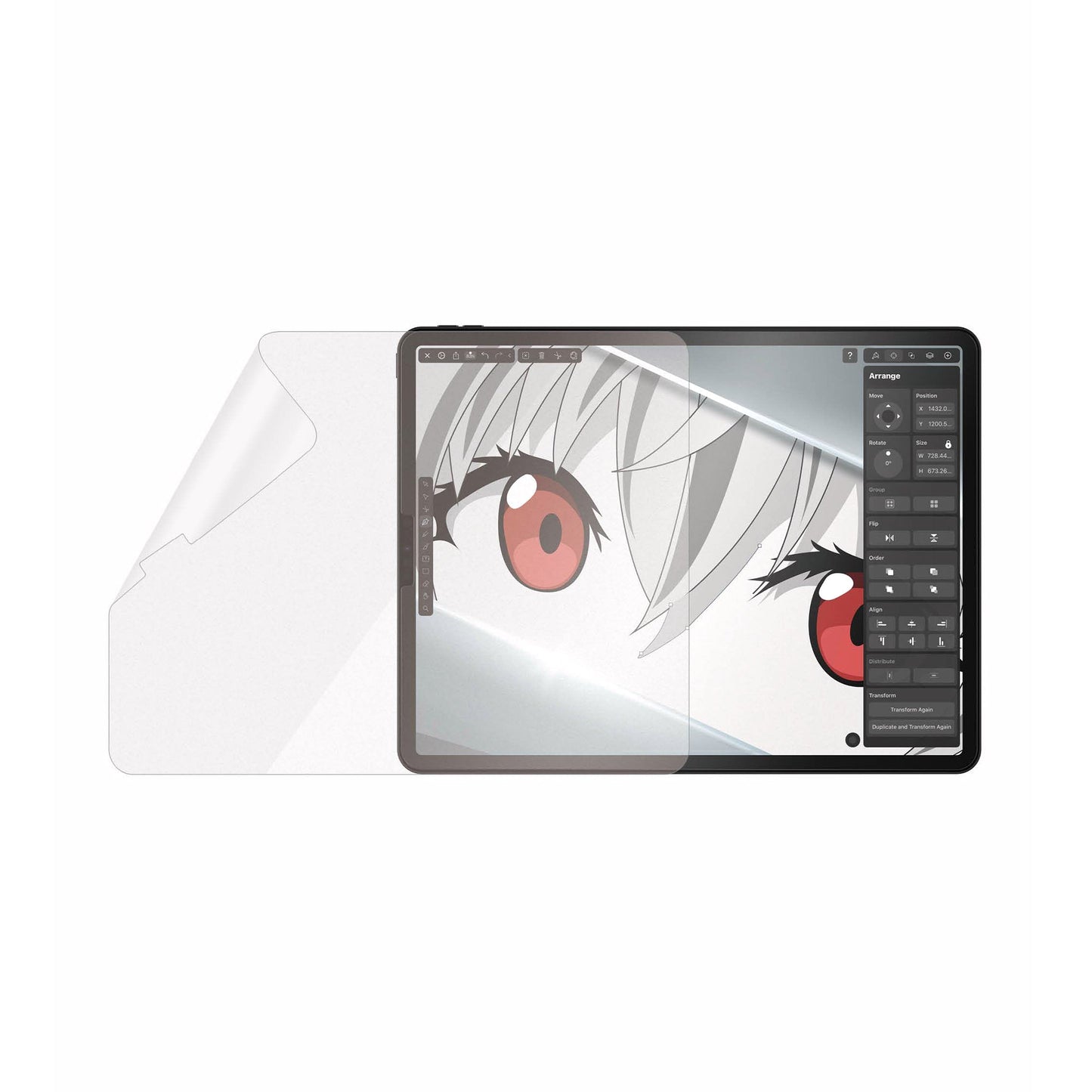 PANZERGLASS GraphicPaper for iPad Pro 12.9 3rd-6th Gen (2018-2022) - Clear