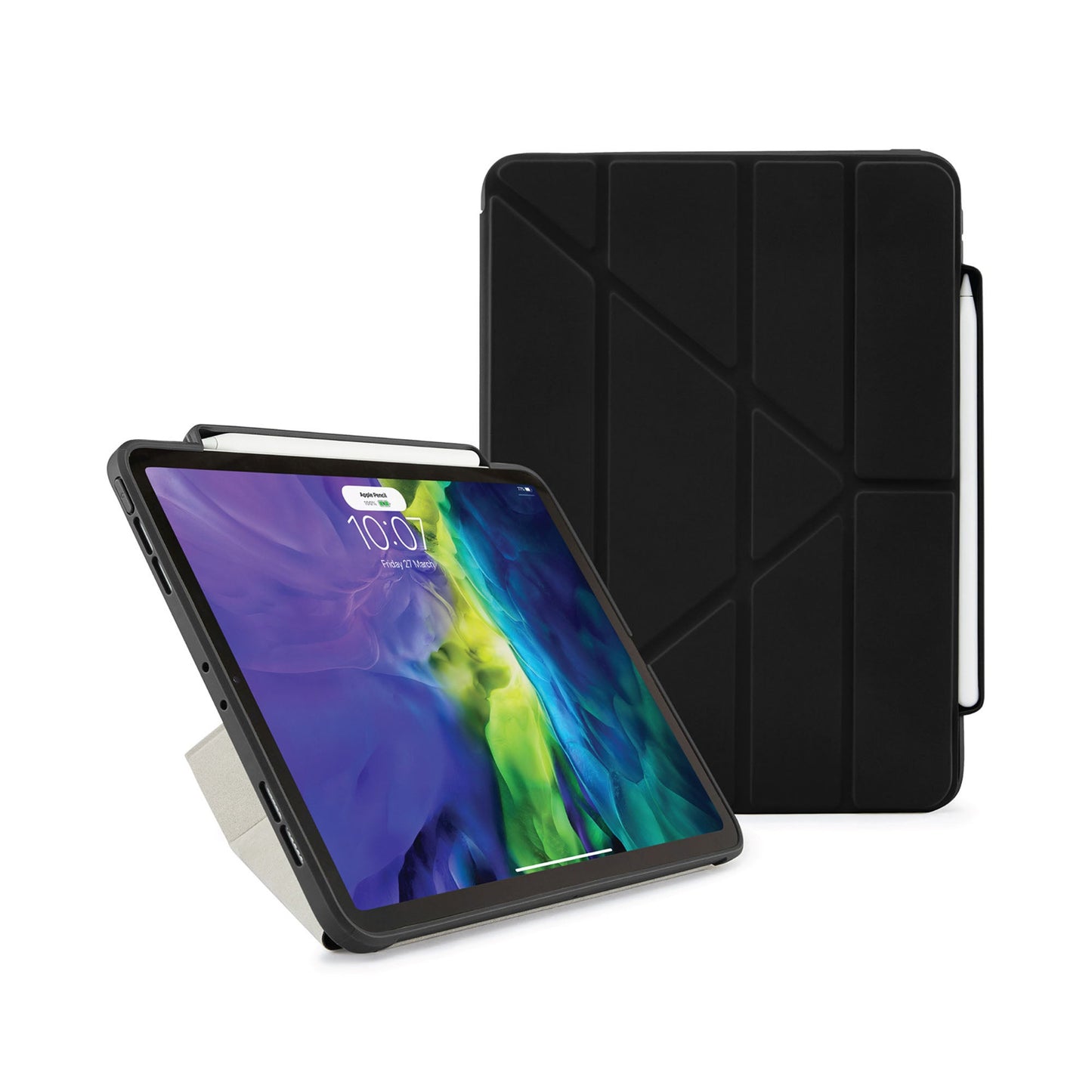 PIPETTO Origami No3 Pencil Case for iPad Pro 11 1st/2nd Gen (2018-2020) - Black