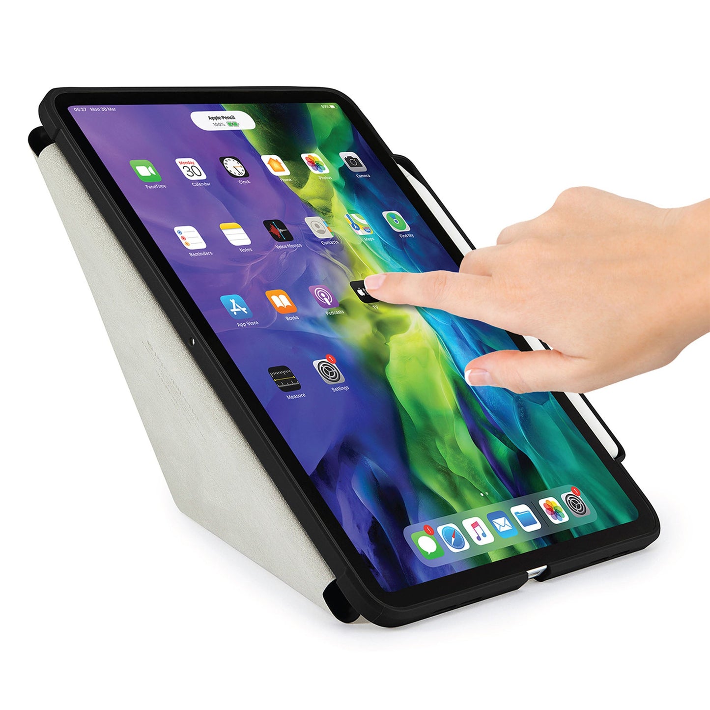 PIPETTO Origami No3 Pencil Case for iPad Pro 11 1st/2nd Gen (2018-2020) - Black