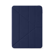 PIPETTO Origami No1 Case for iPad Pro 11 1st-4th Gen (2018-2022) - Dark Blue