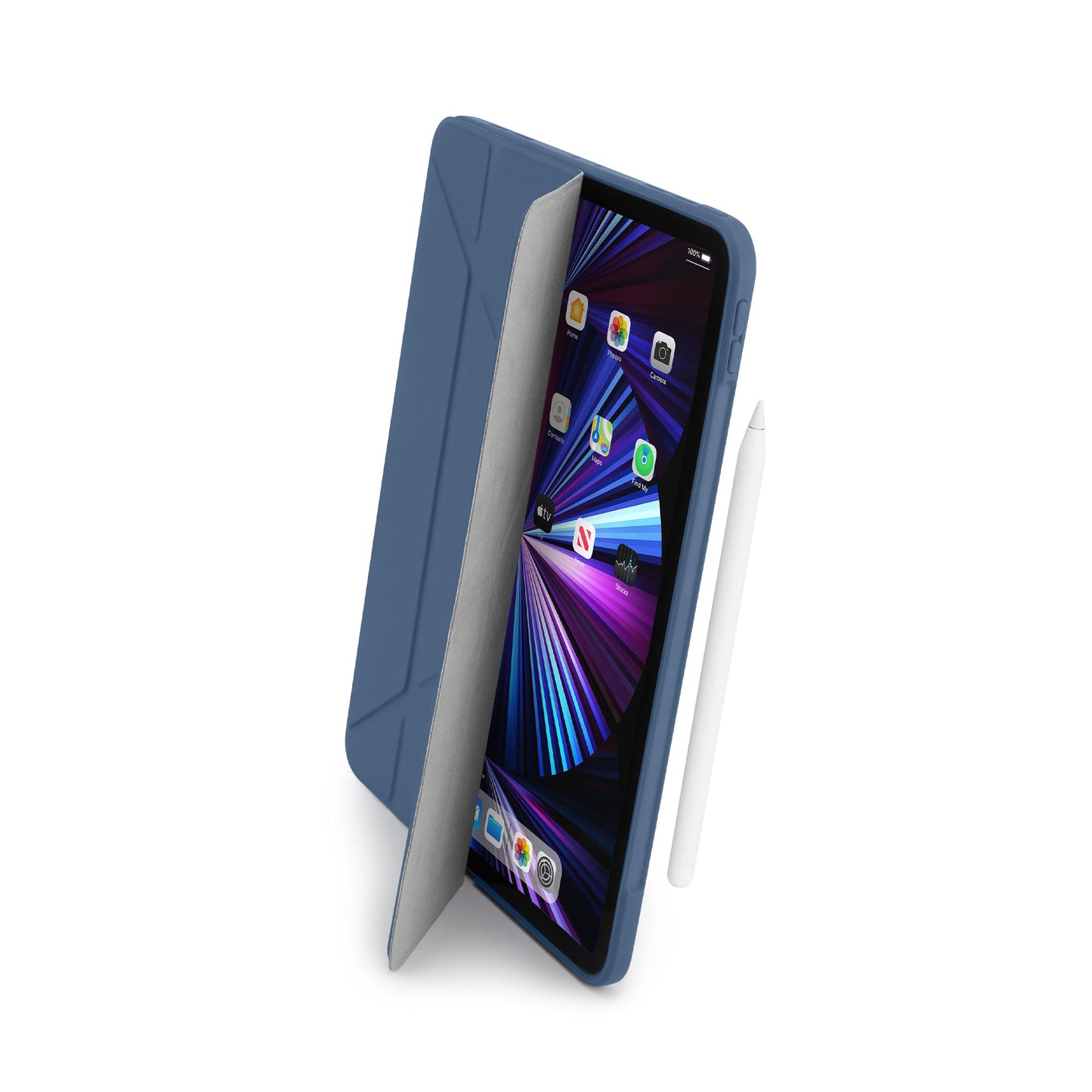 PIPETTO Origami No1 Case for iPad Pro 11 1st-4th Gen (2018-2022) - Navy