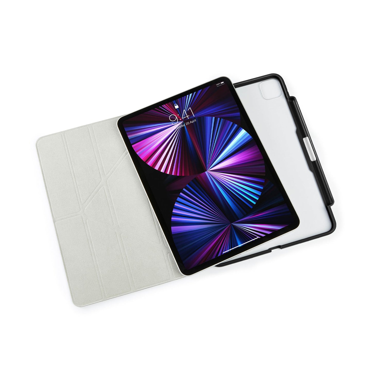 PIPETTO Origami No3 Pencil Case for iPad Pro 11 1st-4th Gen (2018-2022) - Black