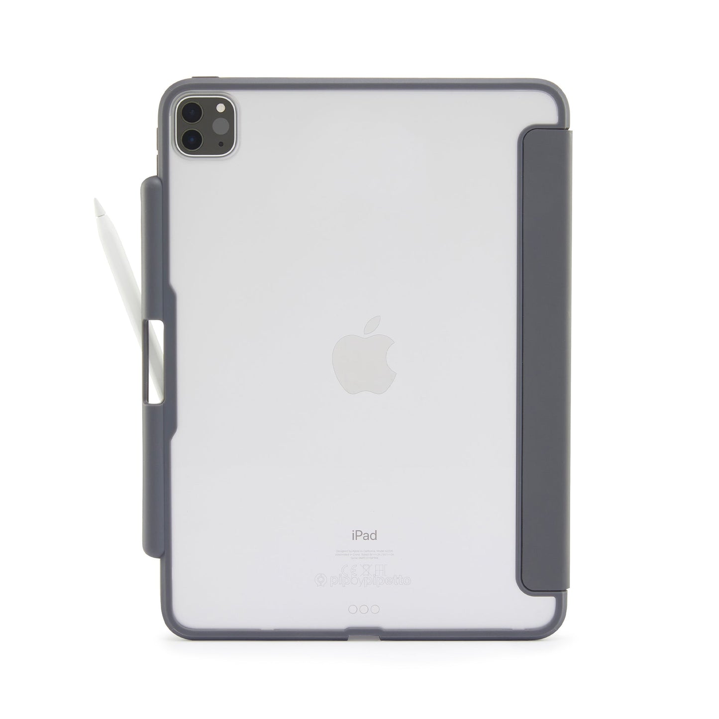 PIPETTO Origami No3 Pencil Case for iPad Pro 11 1st-4th Gen (2018-2022) - Dark Grey