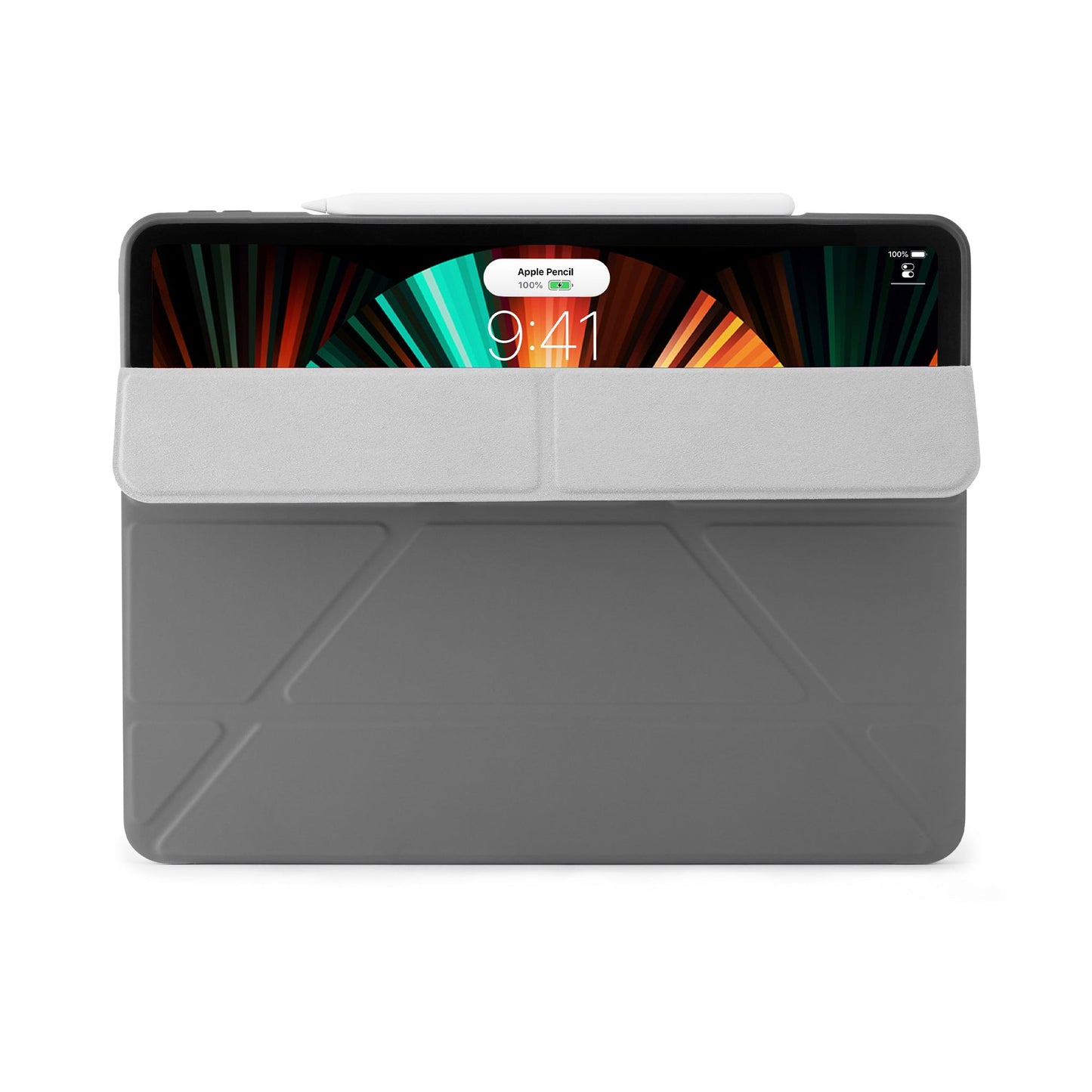 PIPETTO Origami No1 Case for iPad Pro 12.9 3rd-6th Gen (2018-2022) - Dark Grey