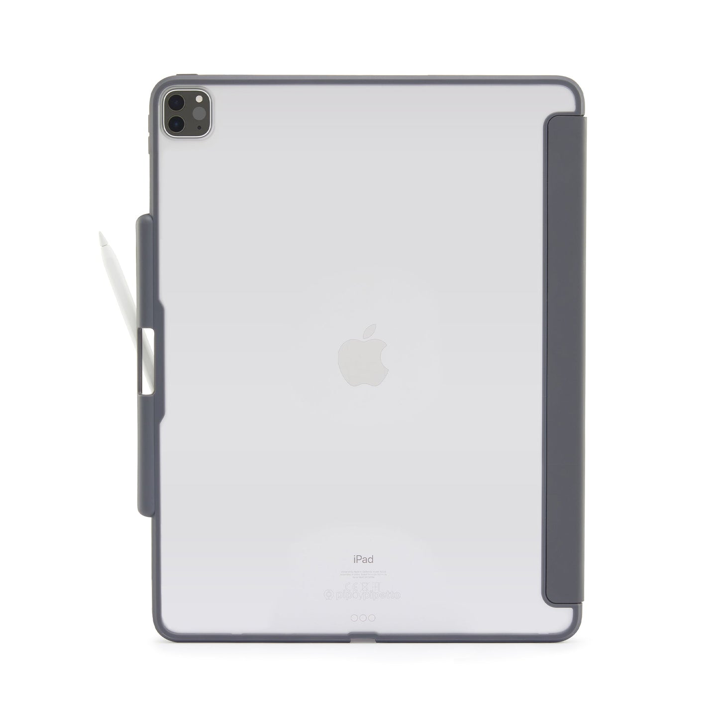 PIPETTO Origami No3 Case for iPad Pro 12.9 3rd-6th Gen (2018-2022) - Dark Grey