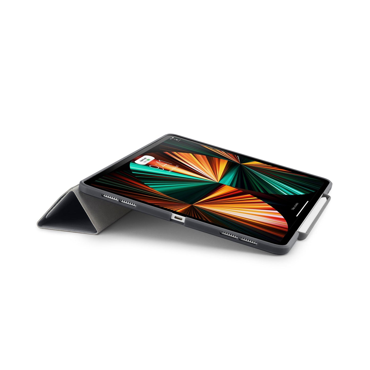 PIPETTO Origami No3 Case for iPad Pro 12.9 3rd-6th Gen (2018-2022) - Dark Grey