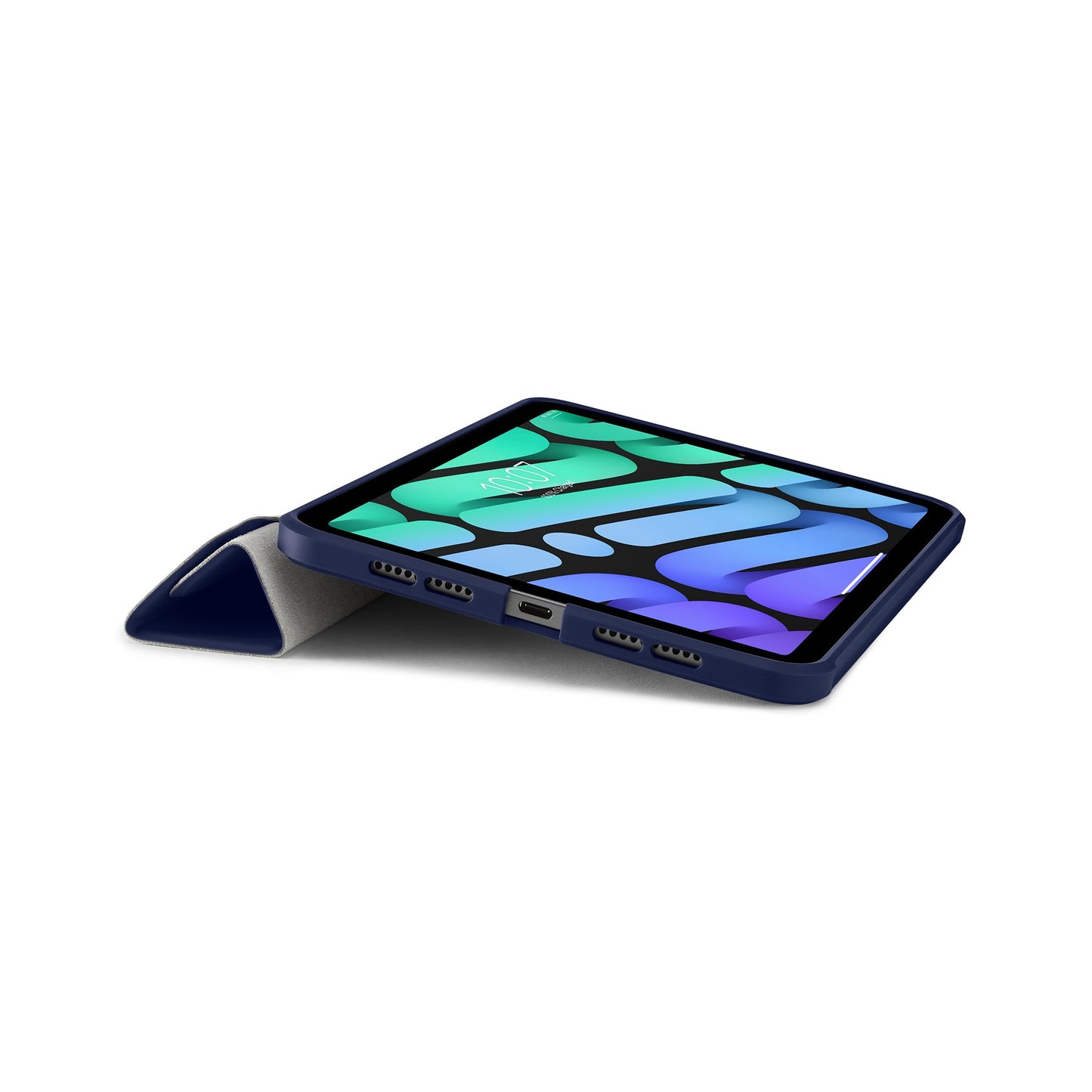 PIPETTO Origami No.1 Case for iPad Mini 6th Gen (2021) - Dark Blue