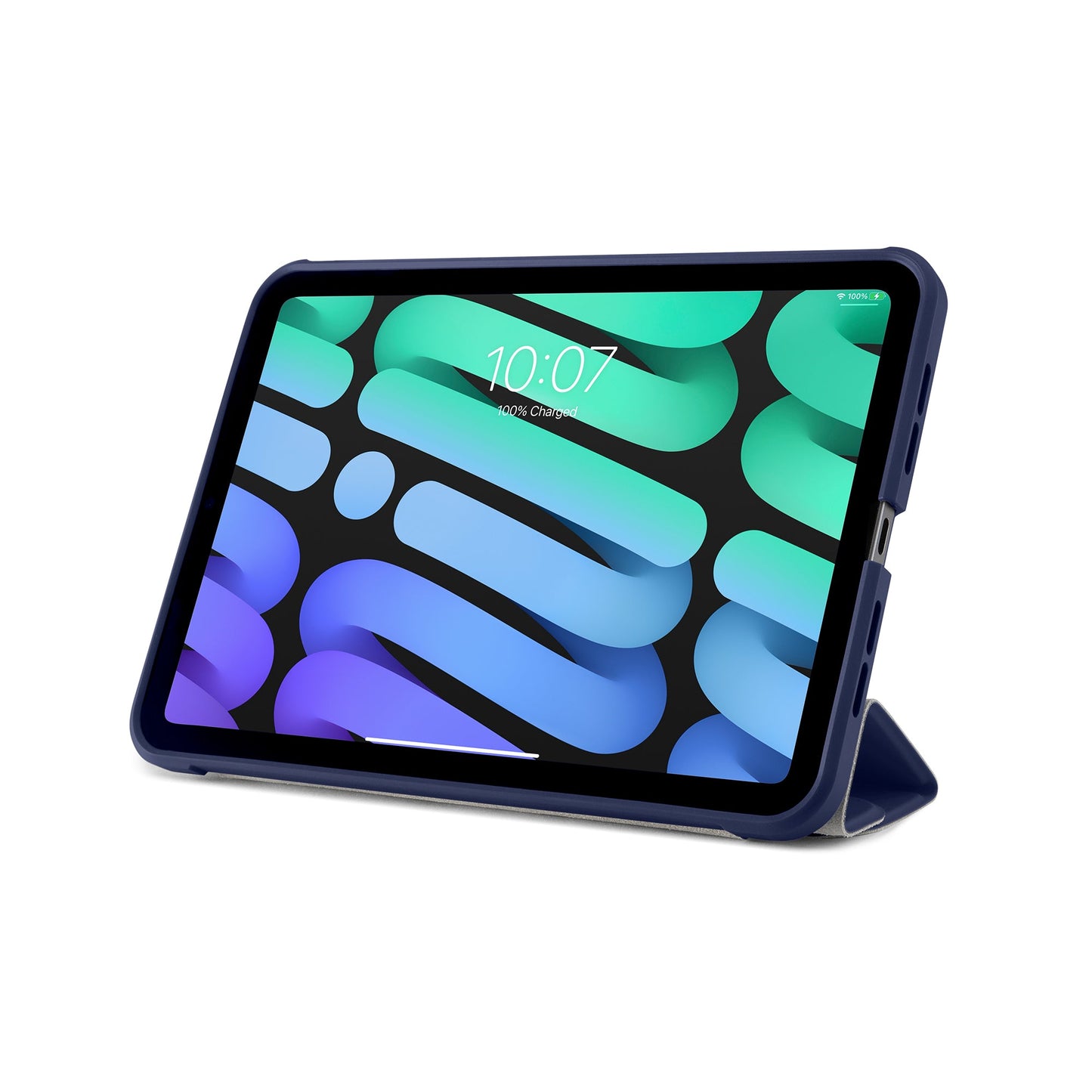 PIPETTO Origami No.1 Case for iPad Mini 6th Gen (2021) - Dark Blue