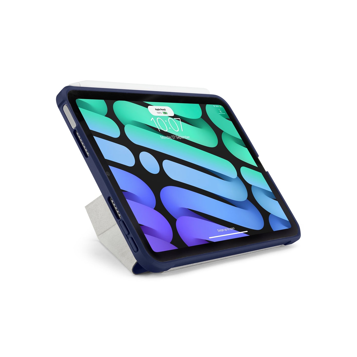 PIPETTO Origami No.1 Case for iPad Mini 6th Gen (2021) - Dark Blue