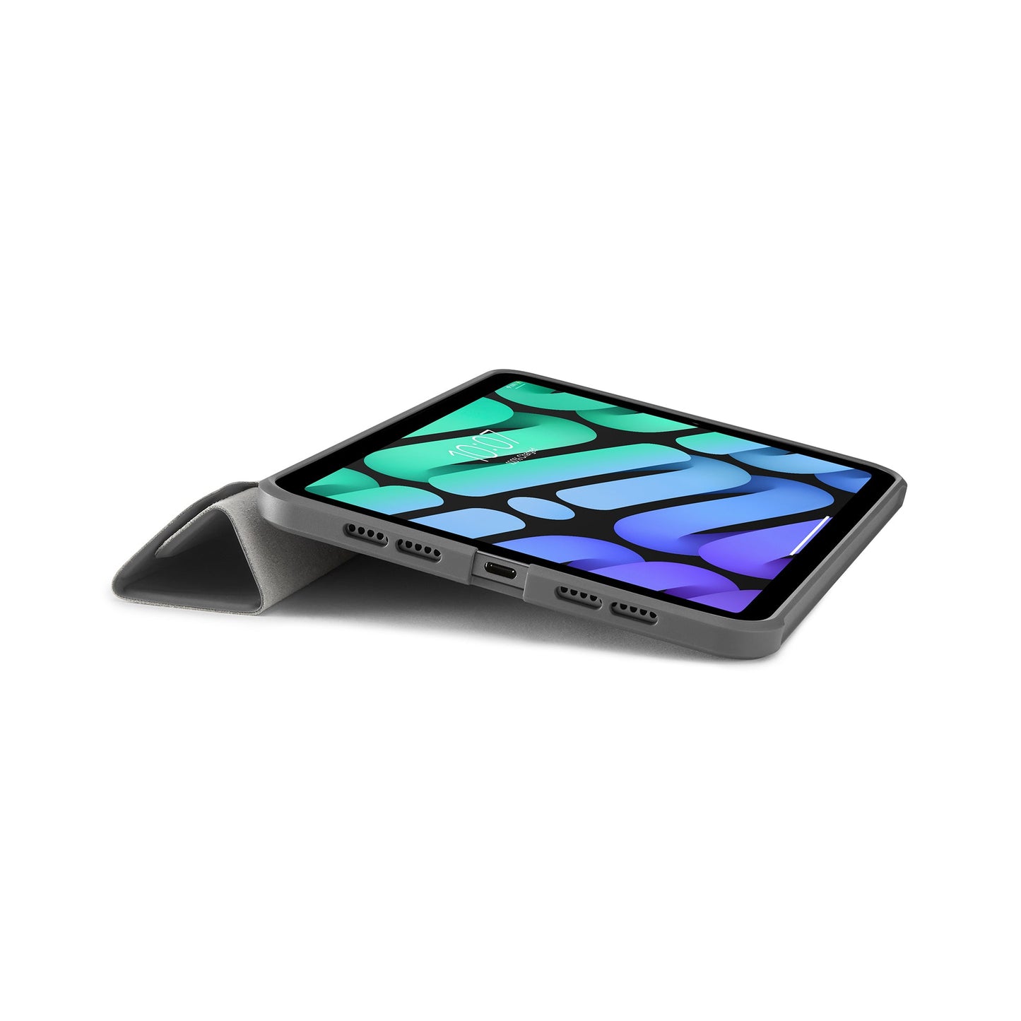 PIPETTO Origami No.1 Case for iPad Mini 6th Gen (2021) - Dark Grey