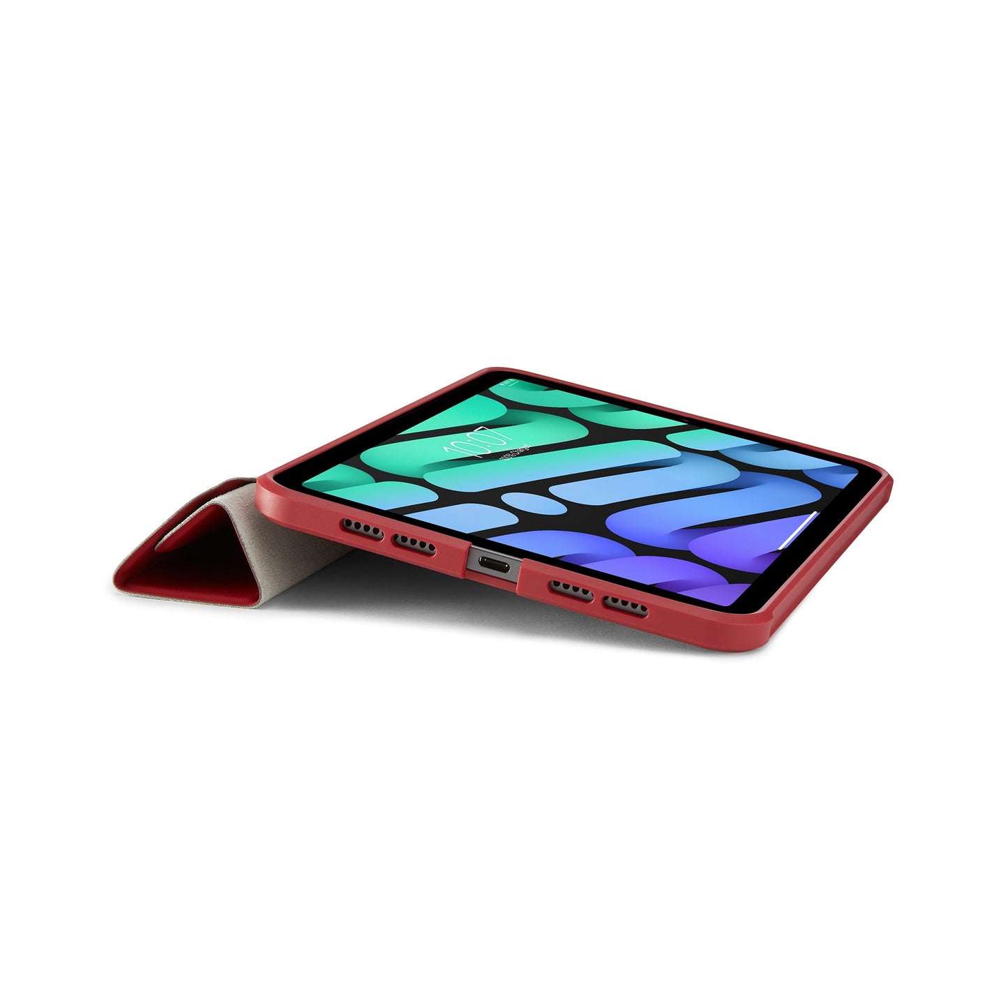 PIPETTO Origami No.1 Case for iPad Mini 6th Gen (2021) - Dark Red