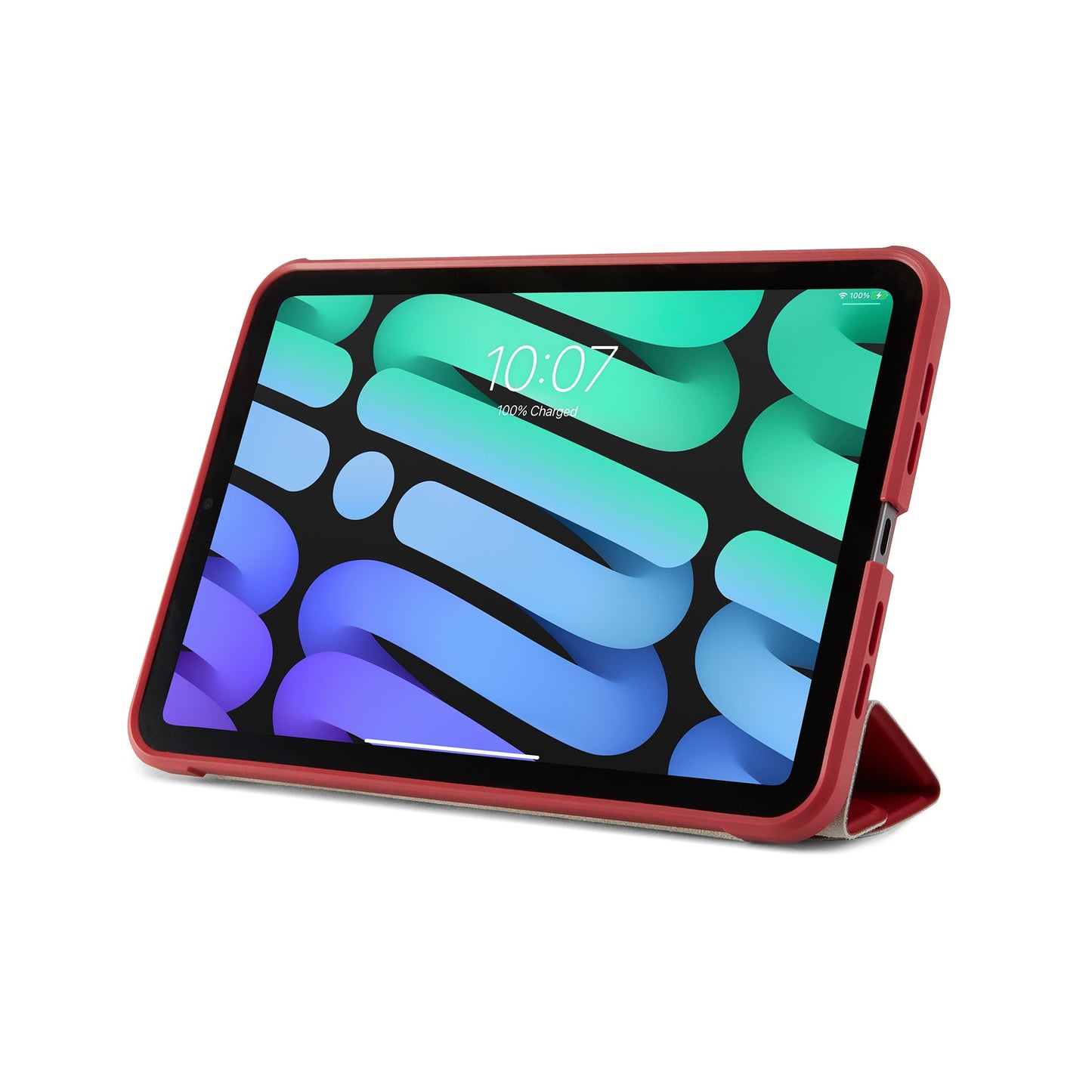 PIPETTO Origami No.1 Case for iPad Mini 6th Gen (2021) - Dark Red