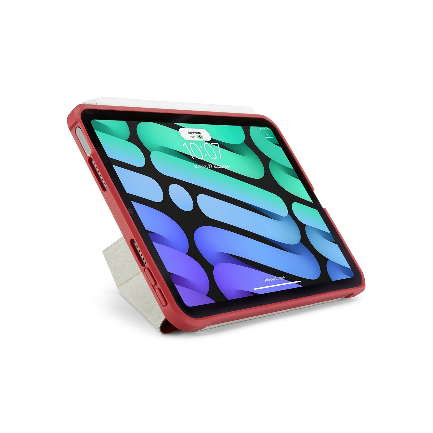 PIPETTO Origami No.1 Case for iPad Mini 6th Gen (2021) - Dark Red