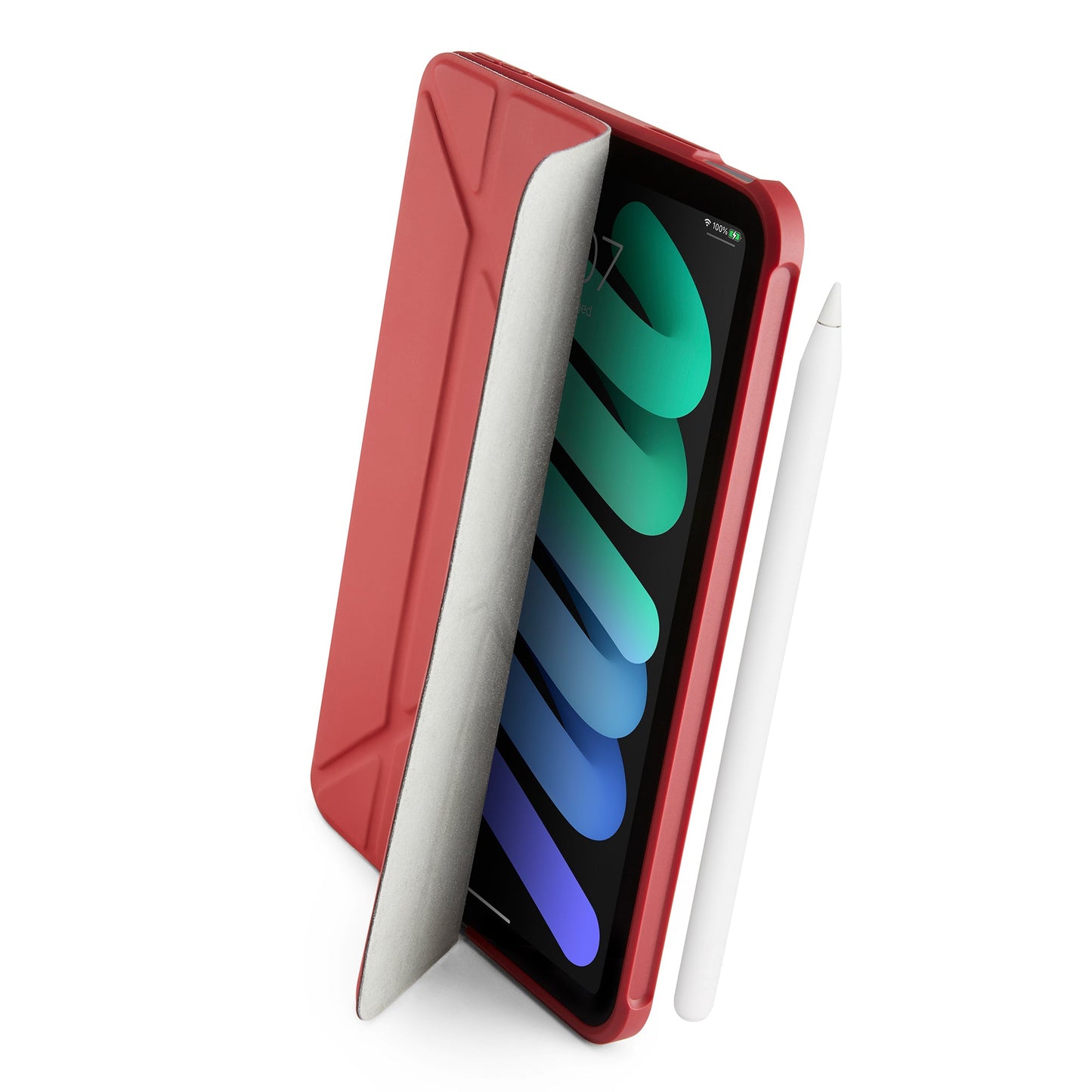PIPETTO Origami No.1 Case for iPad Mini 6th Gen (2021) - Dark Red