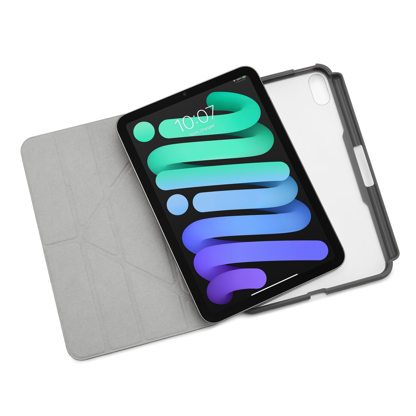 PIPETTO Origami No.3 Case for iPad Mini 6th Gen (2021) - Dark Grey