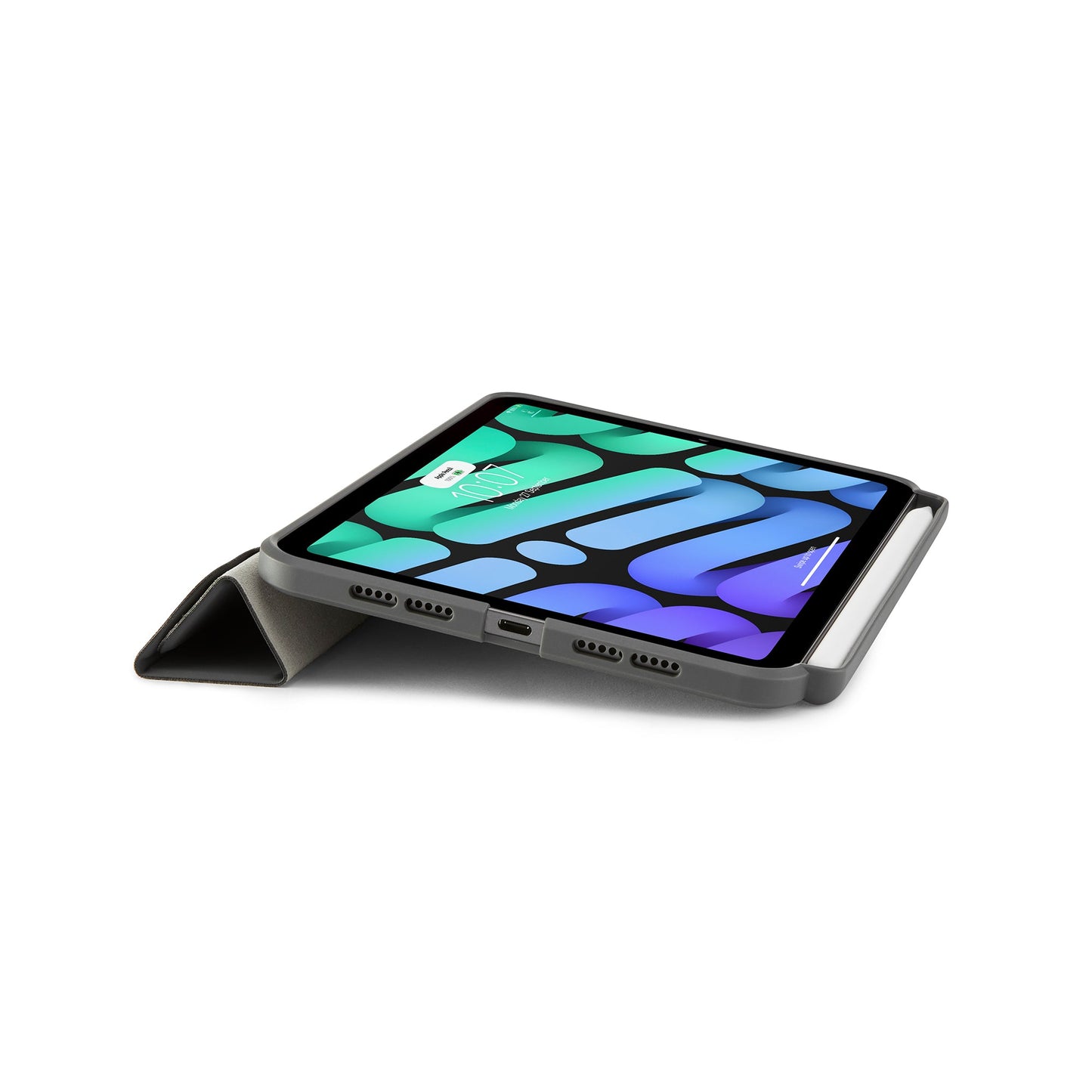 PIPETTO Origami No.3 Case for iPad Mini 6th Gen (2021) - Dark Grey