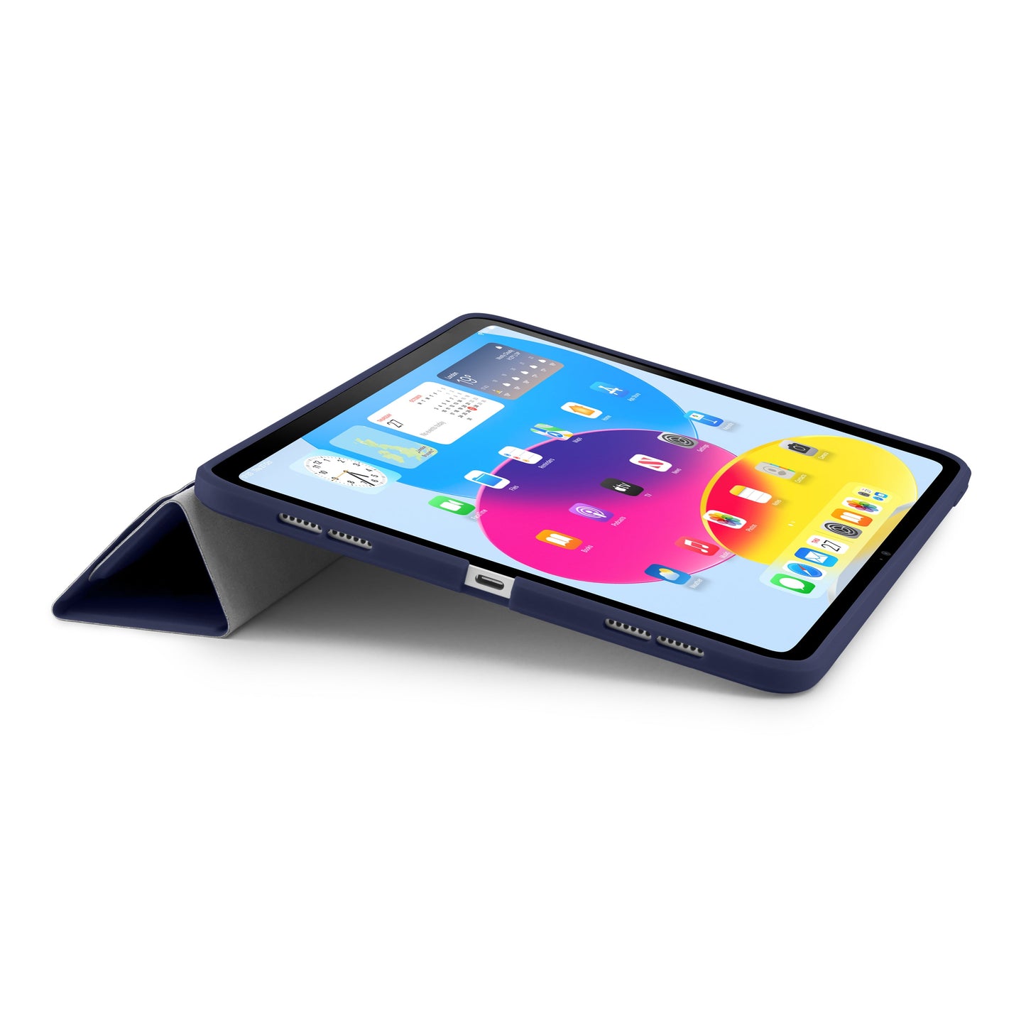 PIPETTO Origami No1 Case for iPad 10th Gen (2022) - Dark Blue