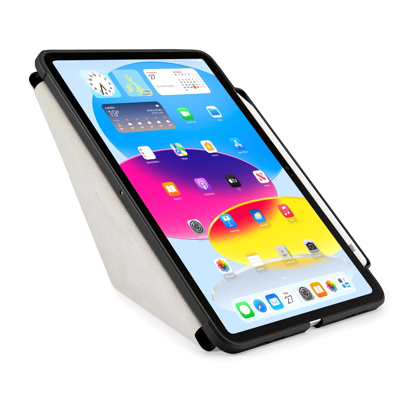 PIPETTO Origami No3 Case for iPad 10th Gen (2022) - Black