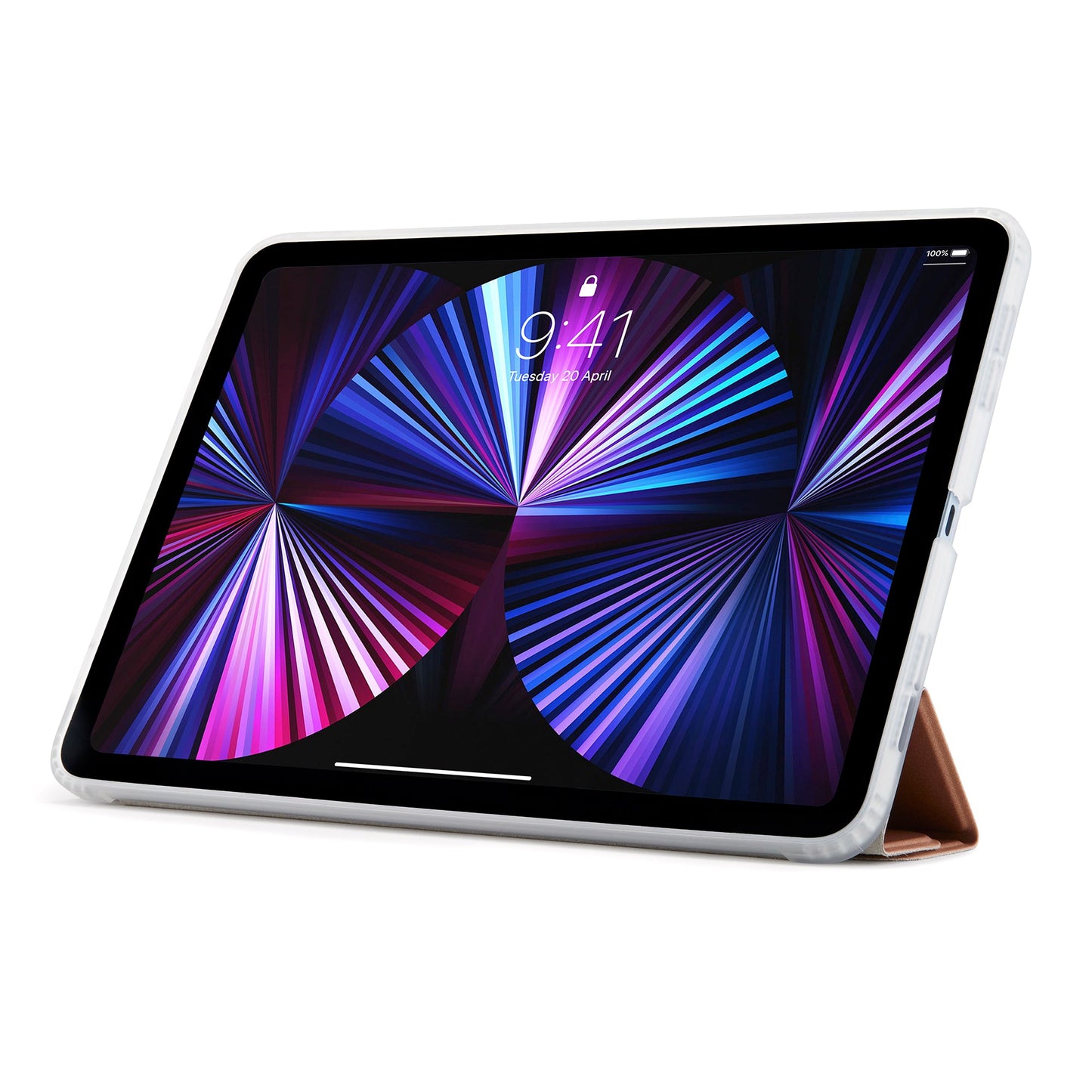 PIPETTO Origami No1 Case for iPad Pro 11 1st-4th Gen (2018-2022) - Rose Gold