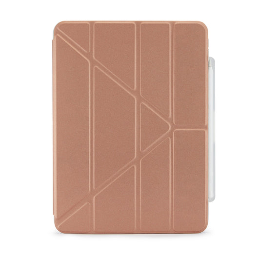 PIPETTO Origami No3 Case for iPad Pro 12.9 3rd-6th Gen (2018-2022) - Rose Gold