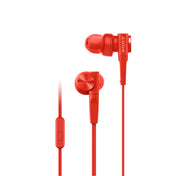 SONY MDR-XB55AP Extra Bass In-Ear Earphones - Red