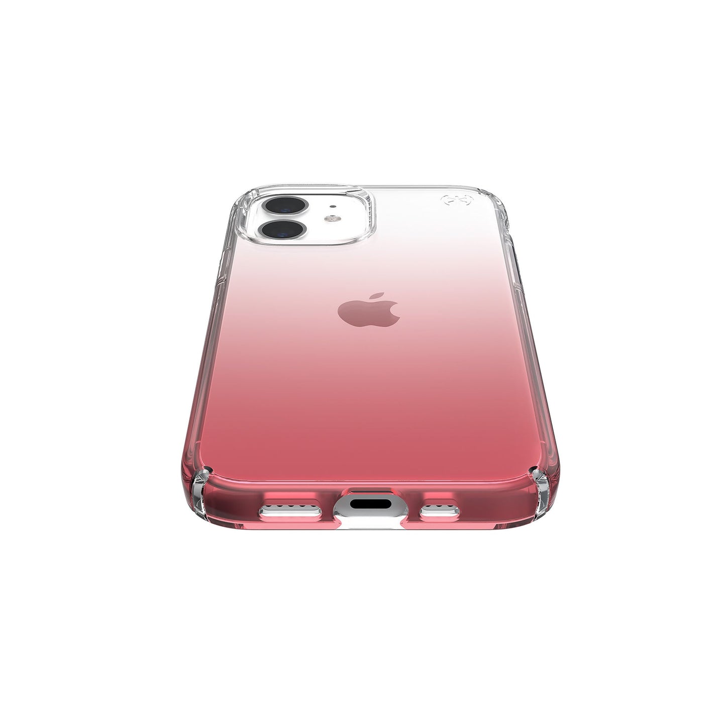 SPECK Presidio Perfect-Clear Ombre Case for iPhone 12 Pro Max - Clear/Vintage Rose