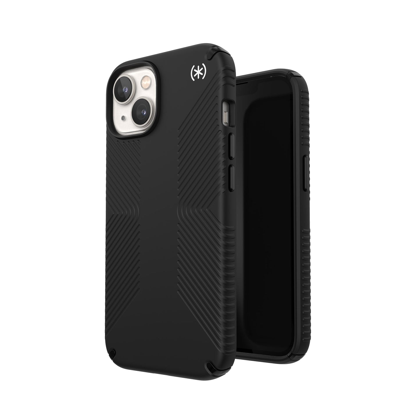 SPECK Presidio2 Grip Case for iPhone 14 - Black/Black/White