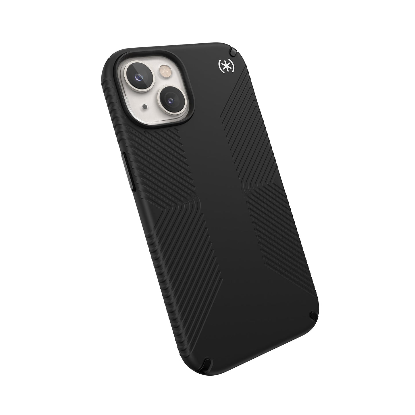 SPECK Presidio2 Grip Case for iPhone 14 - Black/Black/White