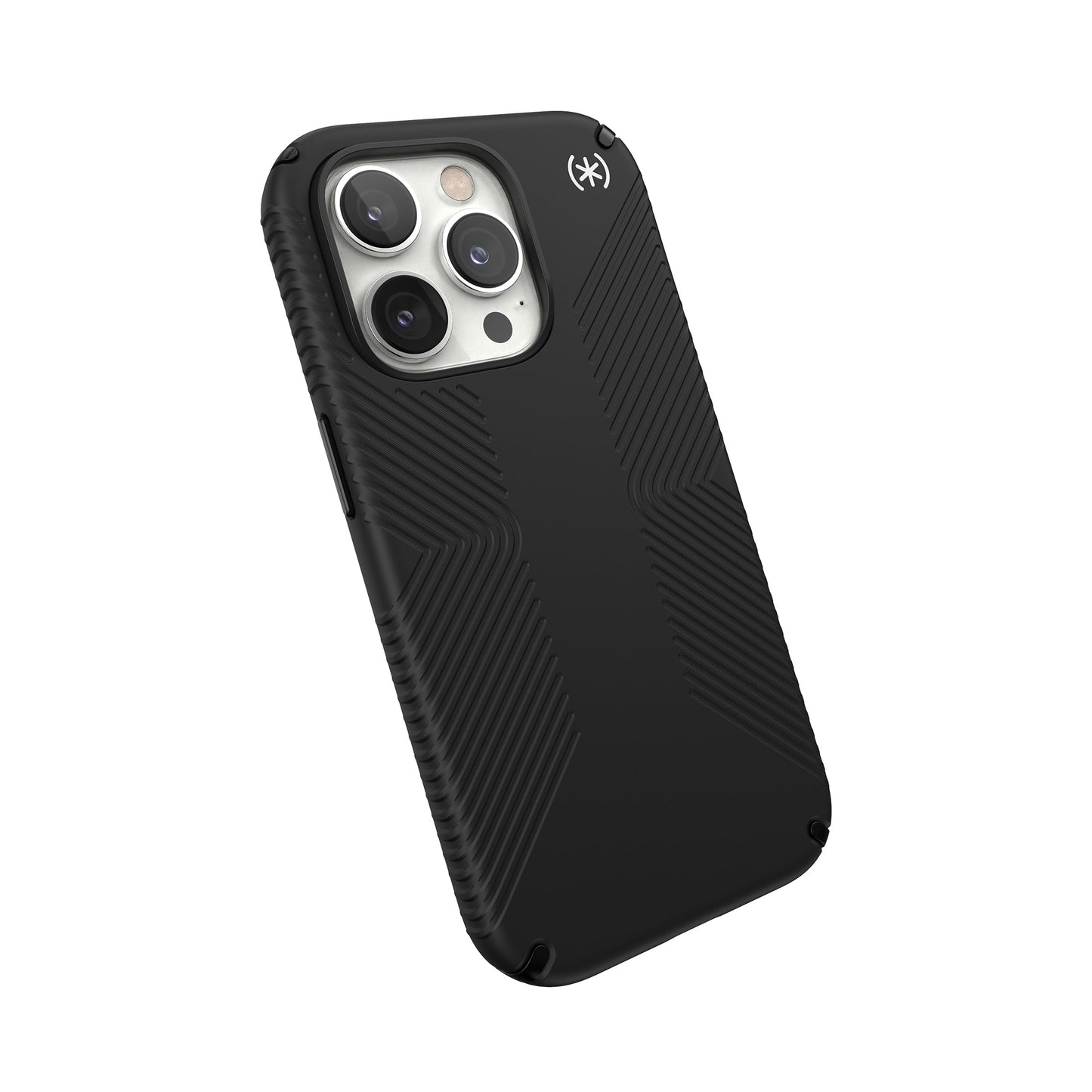 SPECK Presidio2 Grip Case for iPhone 14 Pro - Black/Black/White