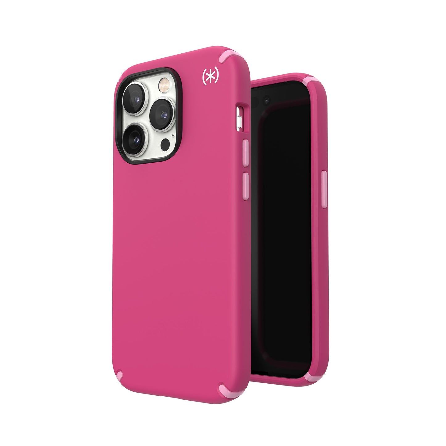 SPECK Presidio2 Pro Case for iPhone 14 Pro - Digital Pink/Blossom Pink/White