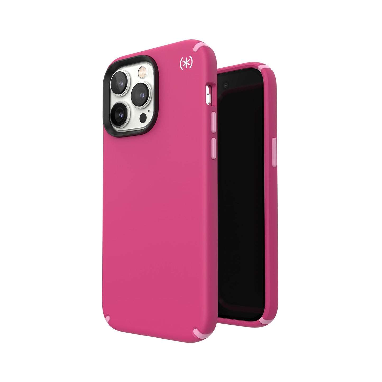 SPECK Presidio2 Pro Case for iPhone 14 Pro Max - Digital Pink/Blossom Pink/White
