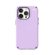 SPECK Presidio2 Pro Case for iPhone 14 Pro - Spring Purple/Cloudy Grey/White