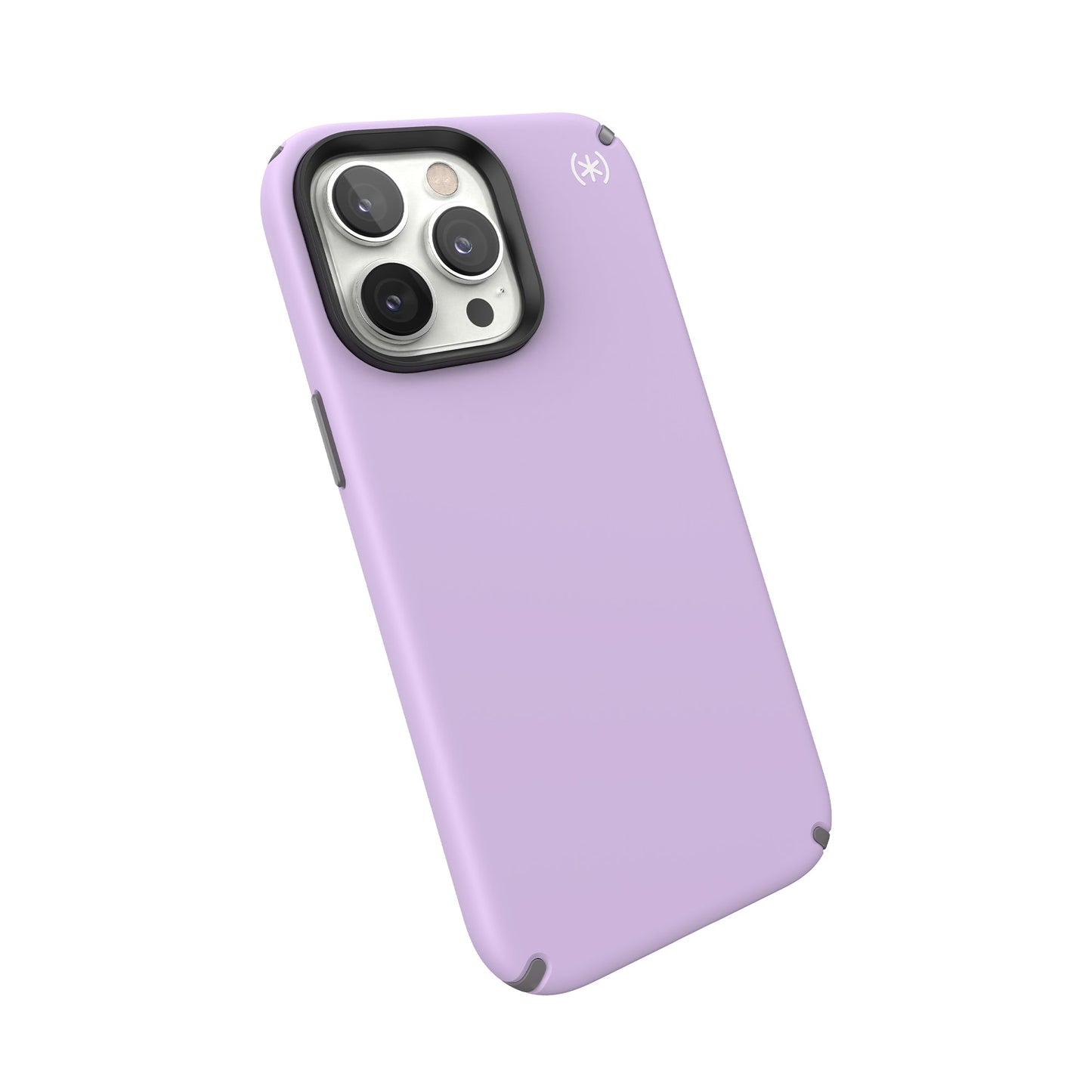 SPECK Presidio2 Pro Case for iPhone 14 Pro Max - Spring Purple/Cloudy Grey/White