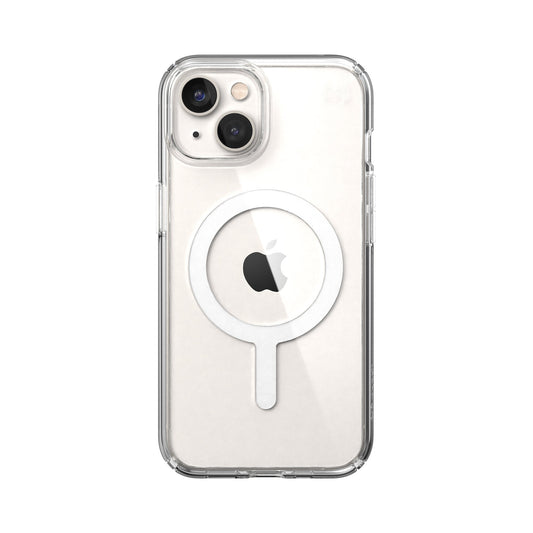 SPECK Presidio Perfect-Clear Case + MS for iPhone 14 - Clear/Clear