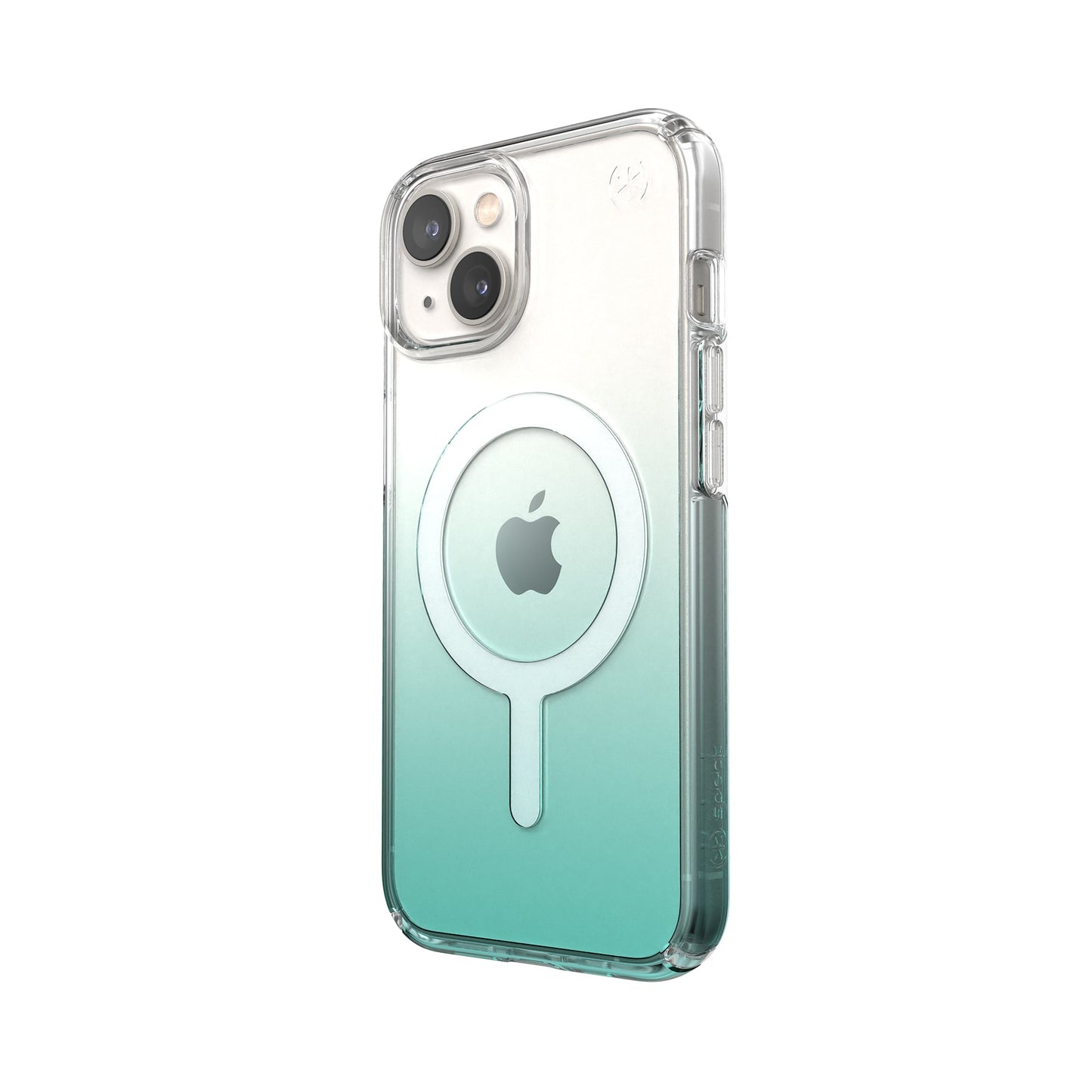 SPECK Presidio Perfect-Clear Ombre with MagSafe for iPhone 14 - Fantasy Teal Fade