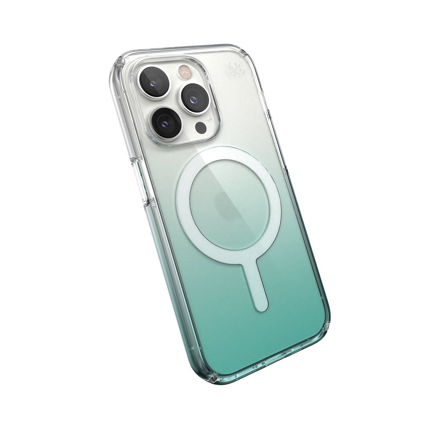 SPECK Presidio Perfect-Clear Ombre with MagSafe for iPhone 14 Pro - Fantasy Teal Fade