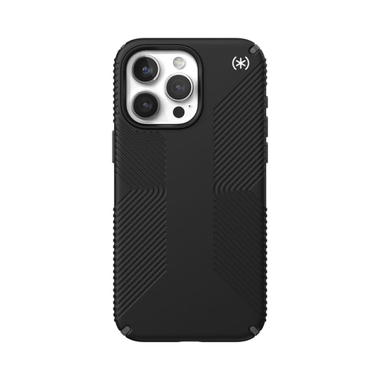 SPECK Presidio2 Grip with MagSafe for iPhone 15 Pro Max - Black/Slate Grey/White