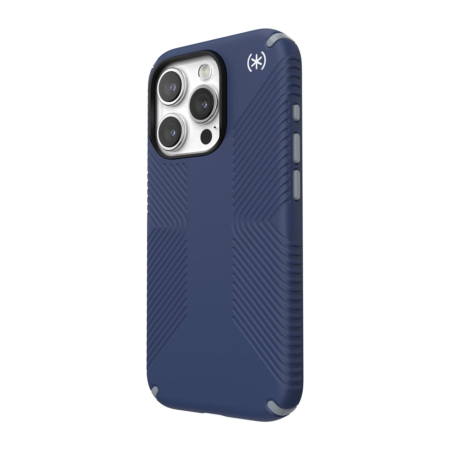 SPECK Presidio2 Grip with MagSafe for iPhone 15 Pro - Coastal Blue/Dust Grey/White