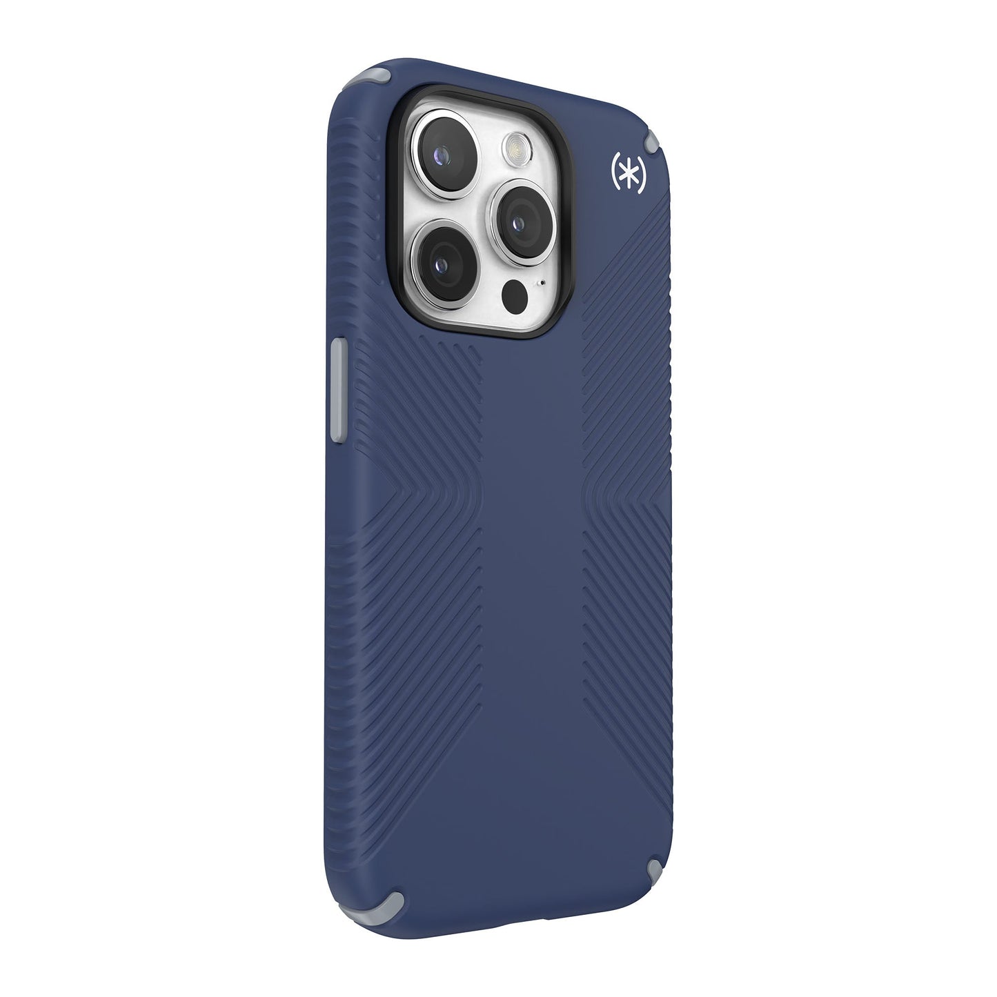 SPECK Presidio2 Grip with MagSafe for iPhone 15 Pro - Coastal Blue/Dust Grey/White