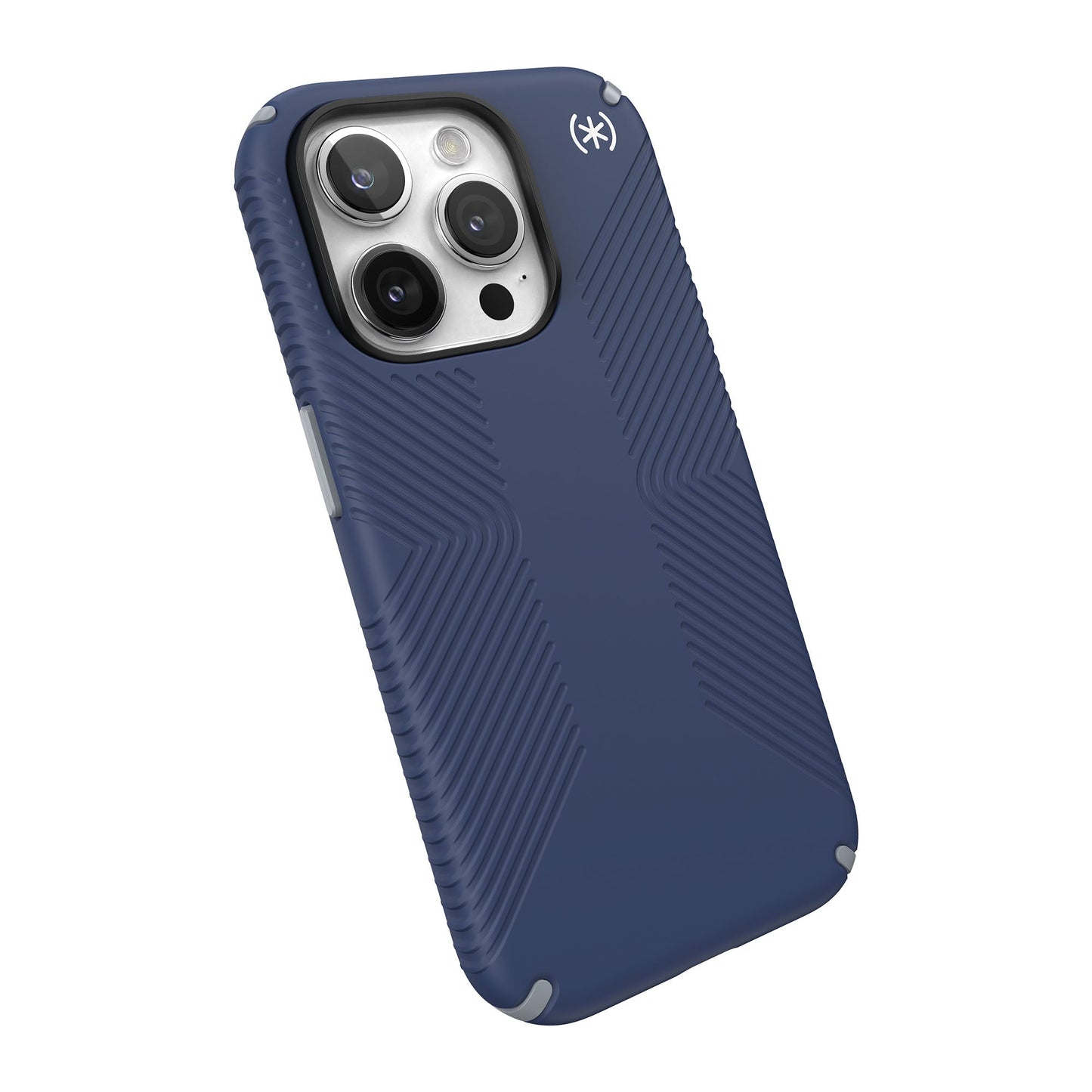 SPECK Presidio2 Grip with MagSafe for iPhone 15 Pro - Coastal Blue/Dust Grey/White