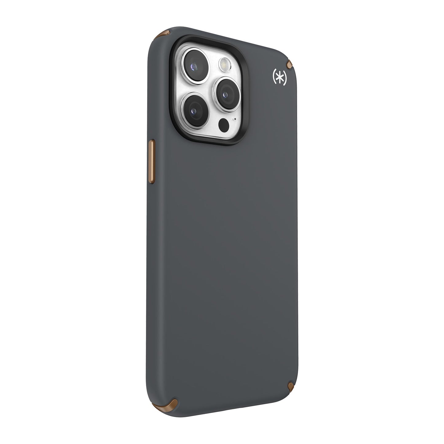 SPECK Presidio2 Pro with MagSafe for iPhone 15 Pro Max - Charcoal Grey/Cool Bronze/White