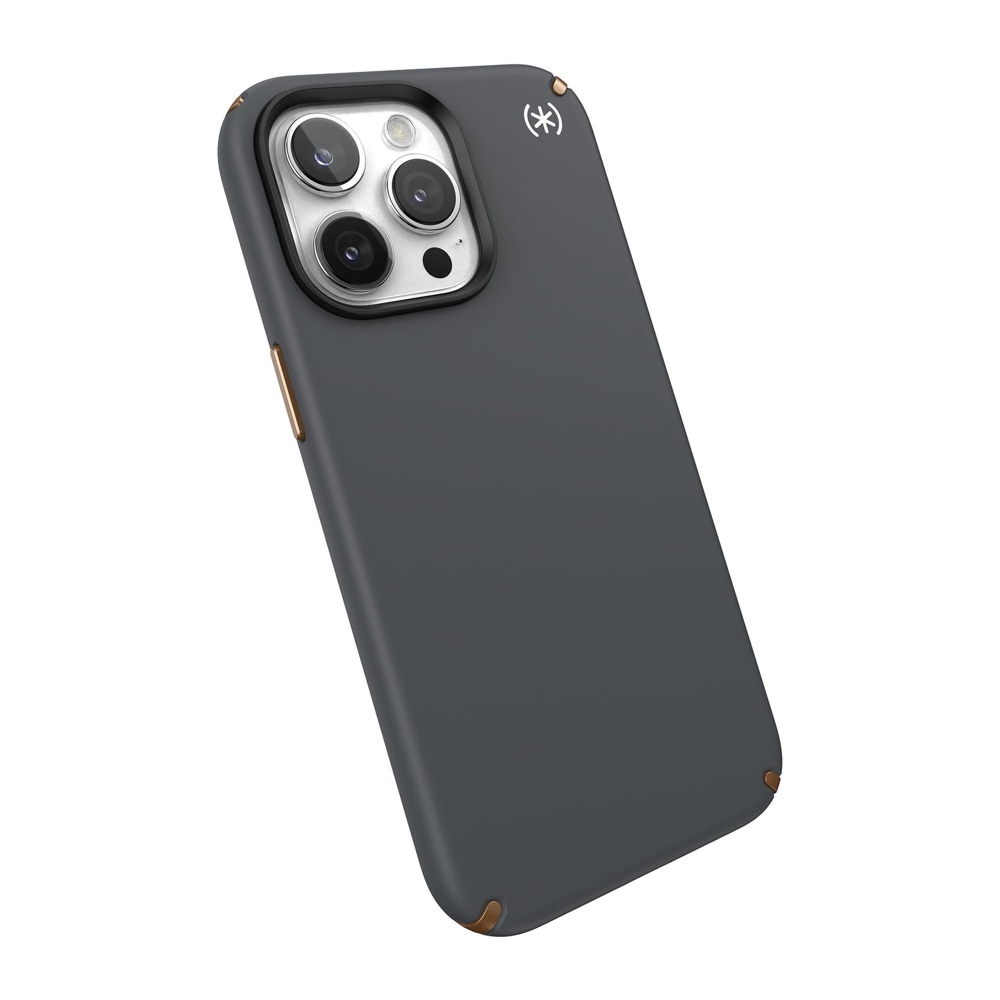 SPECK Presidio2 Pro with MagSafe for iPhone 15 Pro Max - Charcoal Grey/Cool Bronze/White