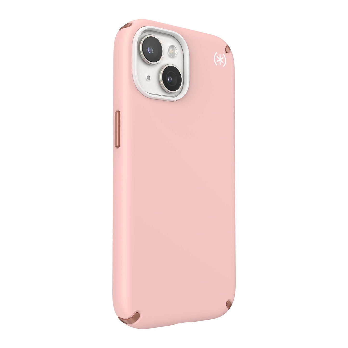 SPECK Presidio2 Pro with MagSafe for iPhone 15 - Dahlia Pink/Rose Copper/White
