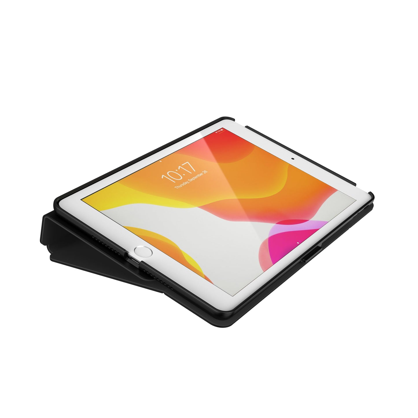 SPECK Balance Folio Case w/ Microban for iPad 7th-9th Gen (2019-2021) - Black/Black