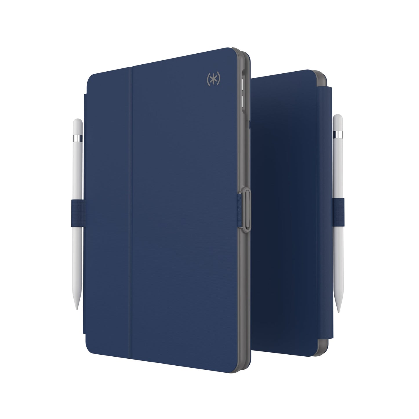 SPECK Balance Folio Case w/ Microban for iPad 7th-9th Gen (2019-2021) - Arcadia Navy/Moody Grey