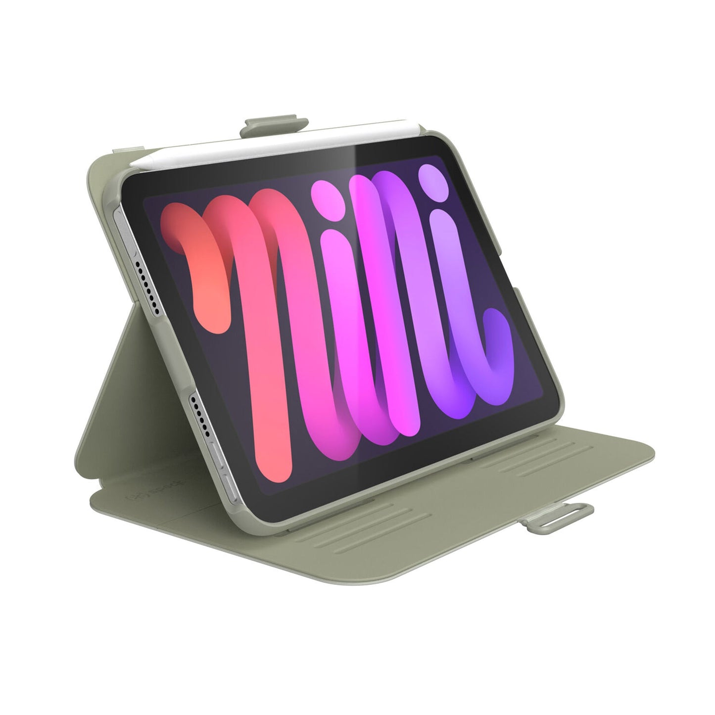 SPECK Balance Folio Case w/ Microban for iPad Mini 6th Gen (2021) - Velvet Green / Oakmoss Green