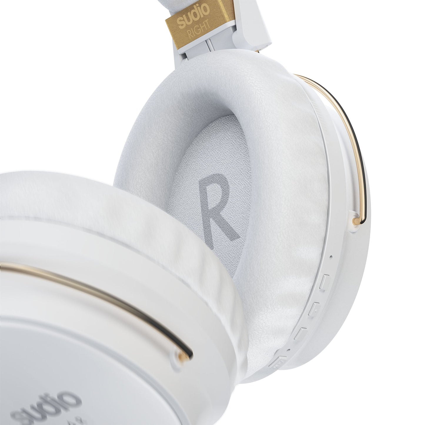 SUDIO Klar Wireless Noise Cancelling Around-Ear Headphones - White