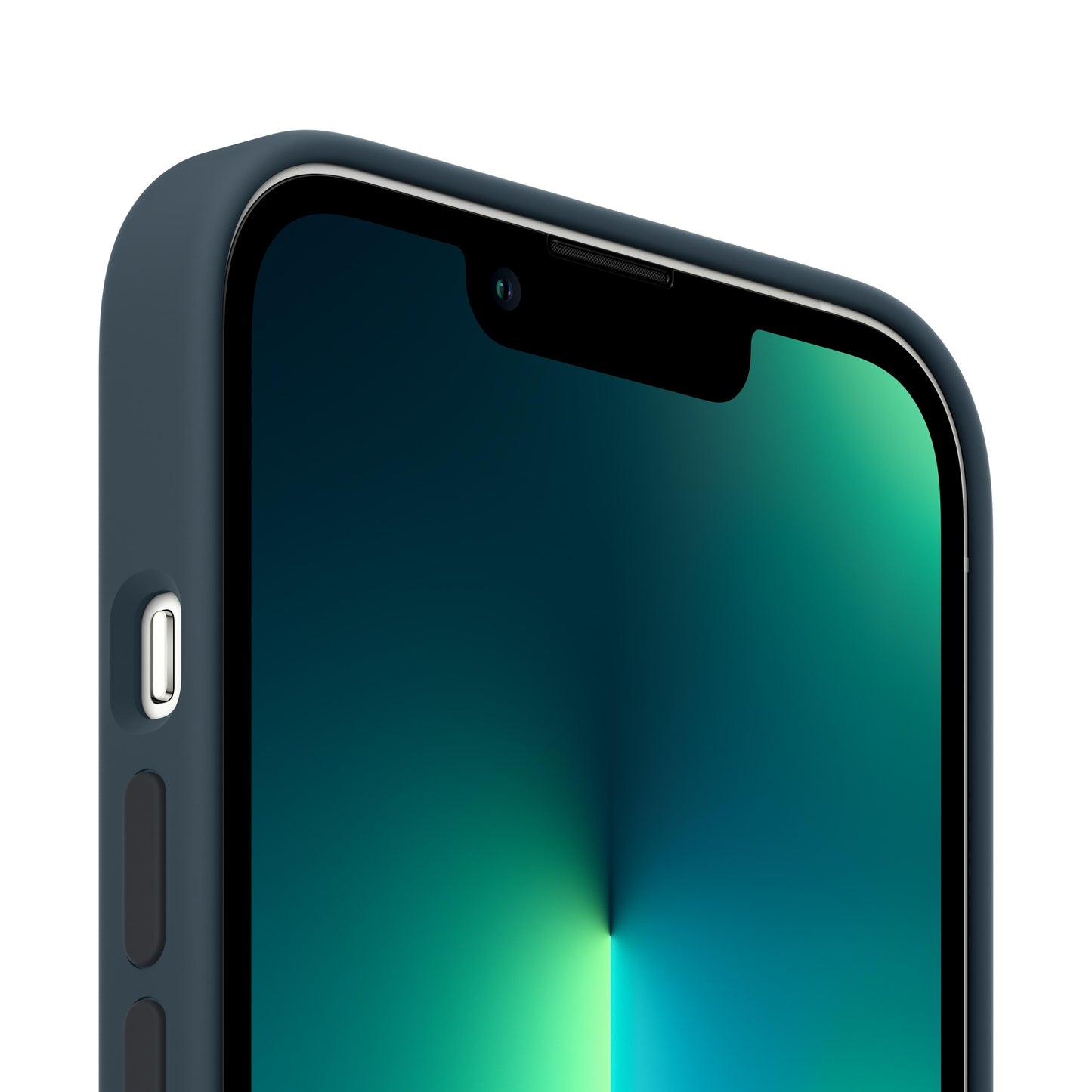 iPhone 13 Pro Silicone Case with MagSafe _ Abyss Blue